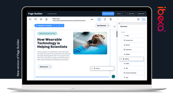 New Version of Page Builder Ibexa DXP 4.6